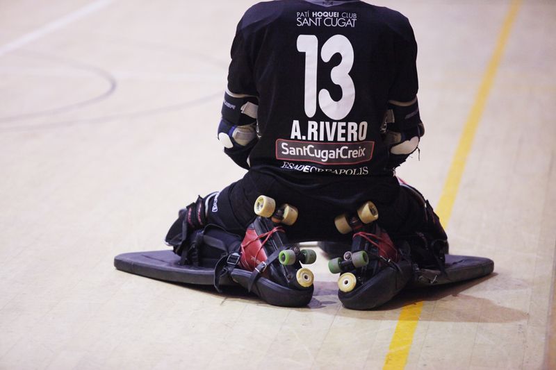  Hoquei sobre patins masculí: PHC Sant Cugat - HC Burguillos a la ZEM Rambla del Celler. FOTOS: Lali Puig