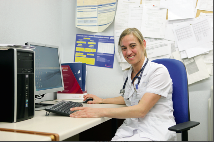 Mariló Bosque treballa a l'hospital Generla de Catalunya. FOTO: Artur Ribera