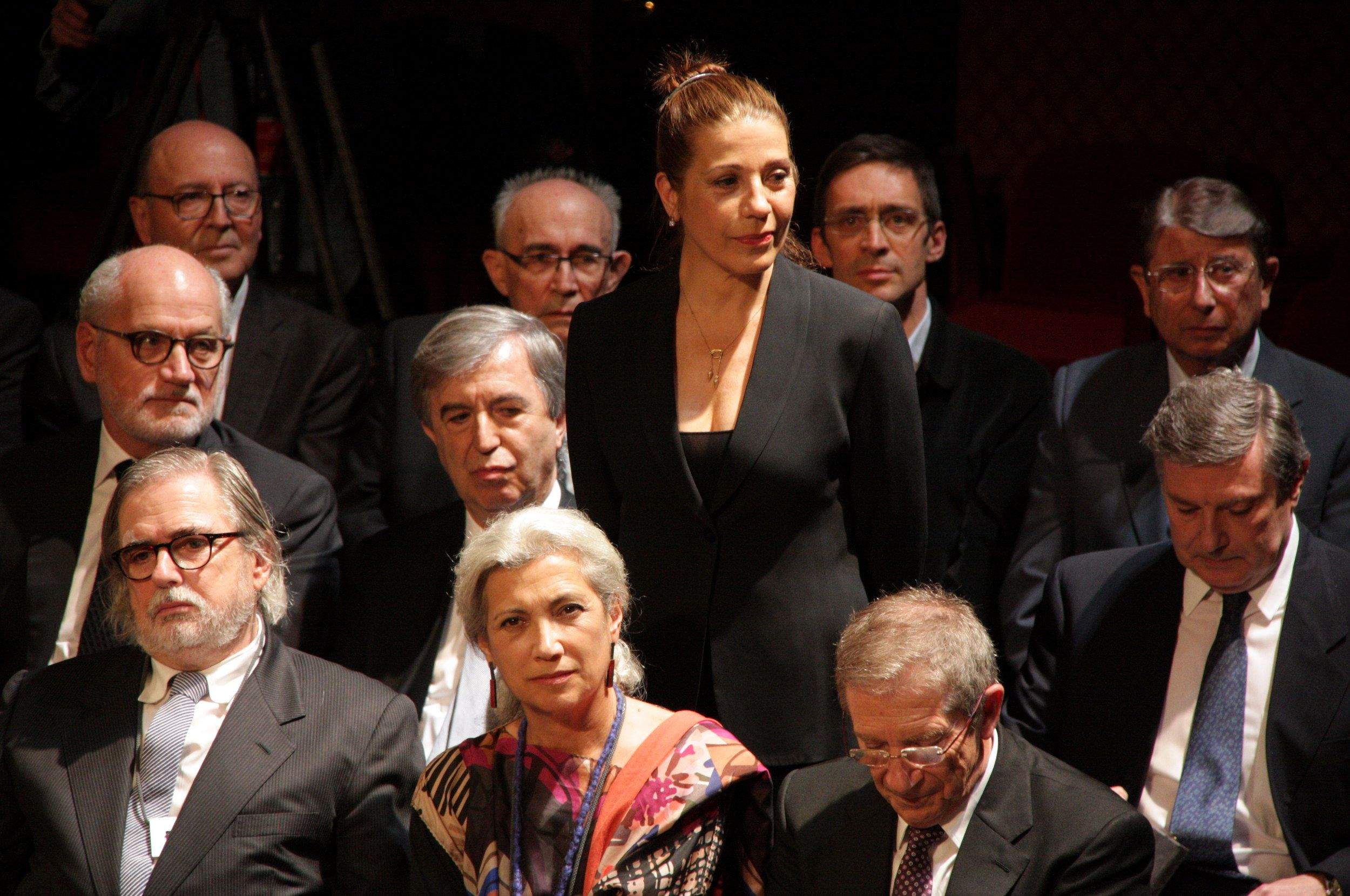 L'actriu santcugatenca en recollir el guardó. FOTO: ACN