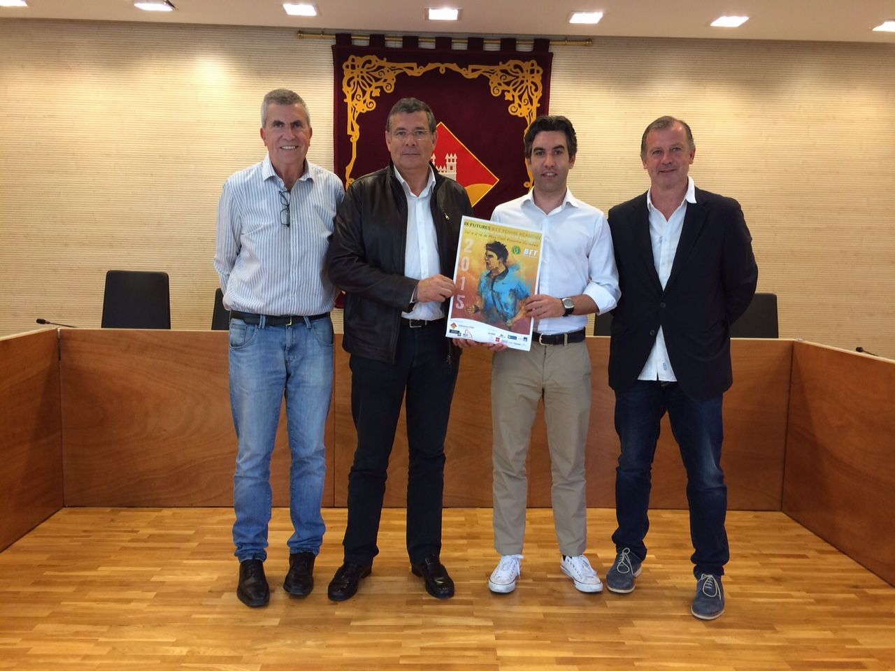 Albert Riba, Josep Puig, Xavier Tizón i Joan Carles Pradell. FOTO: À. L. P.