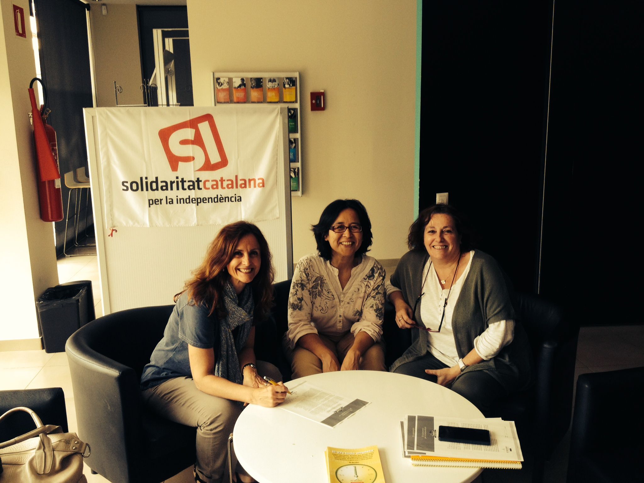 SI Sant Cugat ha signat el document aquest dilluns, 4 de maig, al Xalet Negre. FOTO: Cedida