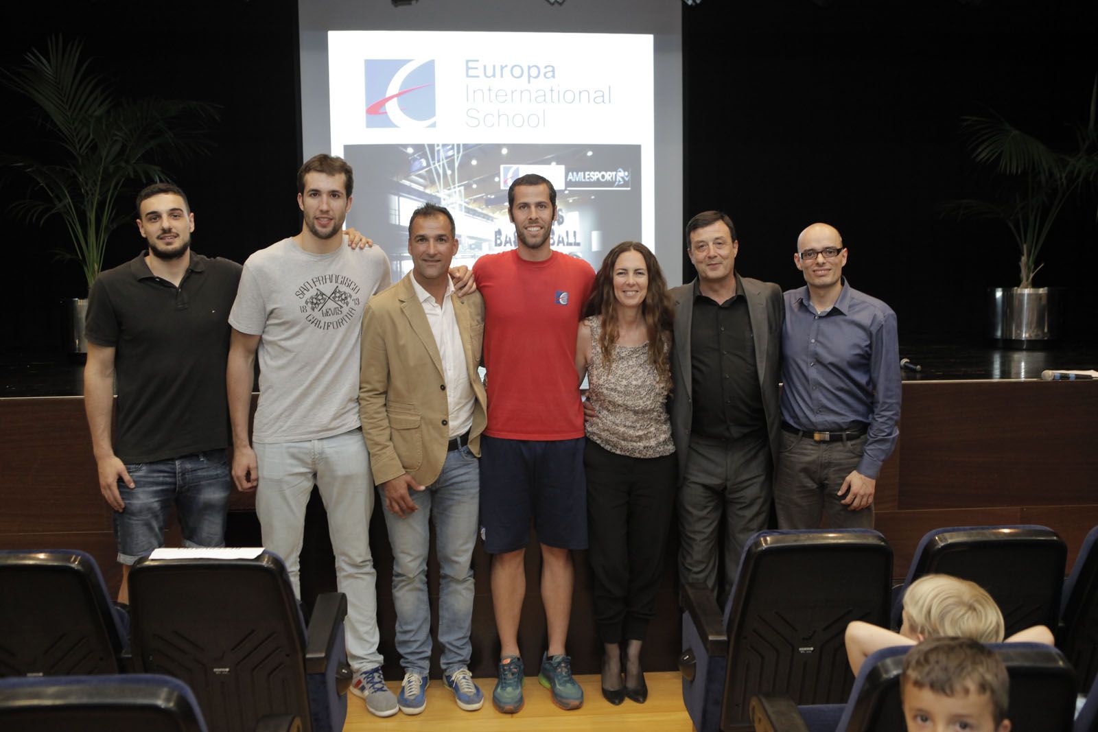 Ventura, Llovet, i Jofresa -a l'esquerre de la imatge_ en la presentació del campus. FOTO: Artur Ribera