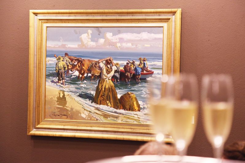  Inauguració de l'exposició "Llum i força" de Segrelles pel 29è aniversari a la Sala Rusiñol. FOTOS: Lali Puig