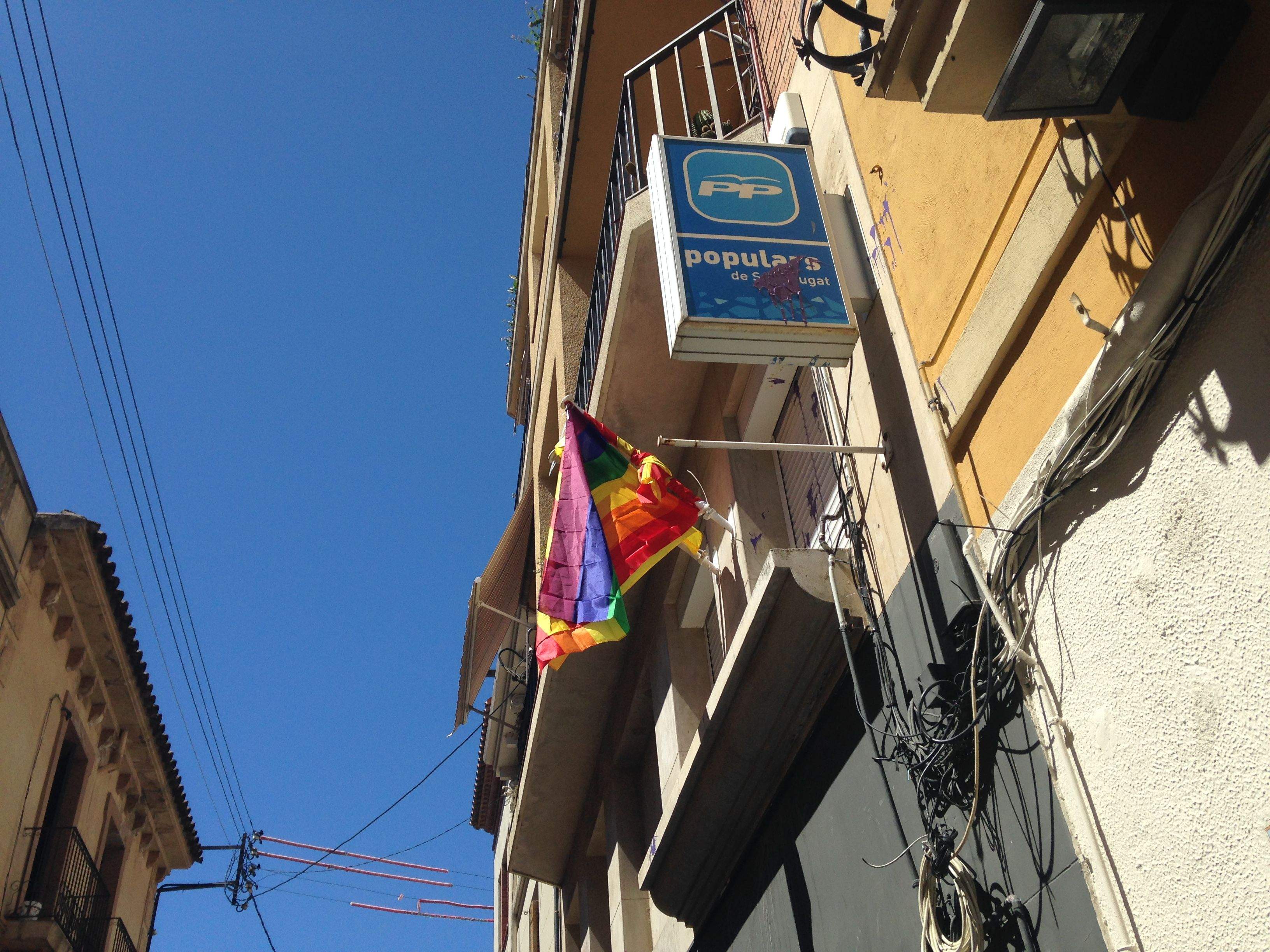 La seu del PP al carrer de Santa Maria. FOTO: Cedida