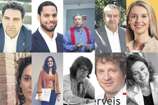 Fotomuntatge dels deu alcaldables. FOTO: Arxiu