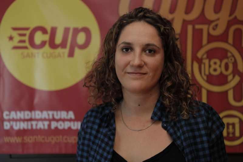 Núria Gibert es presenta per primera vegada. FOTO: Arxiu