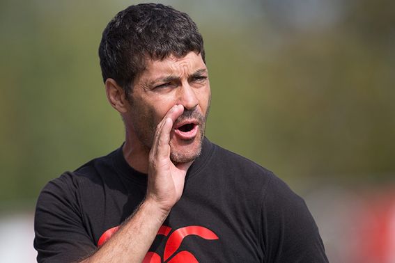 Tiki, entrenador de l'Alcobendas Rugby. FOTO: Revista22