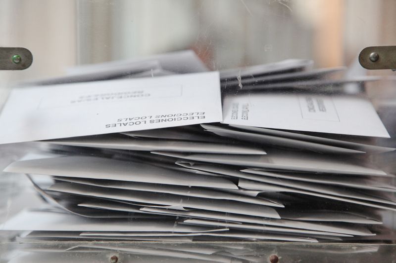 Fi de la Jornada Electoral de les Municipals al Pavelló 3 de la ZEM Rambla del Celler. FOTOS: Lali Puig