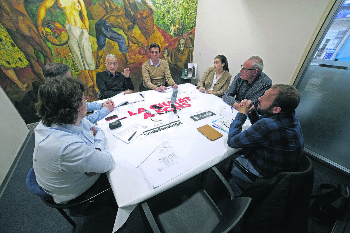 D’esquerre a dreta: López, Vallès, González, Renieblas, Martínez, Martínez i Codina. FOTO: Artur Ribera