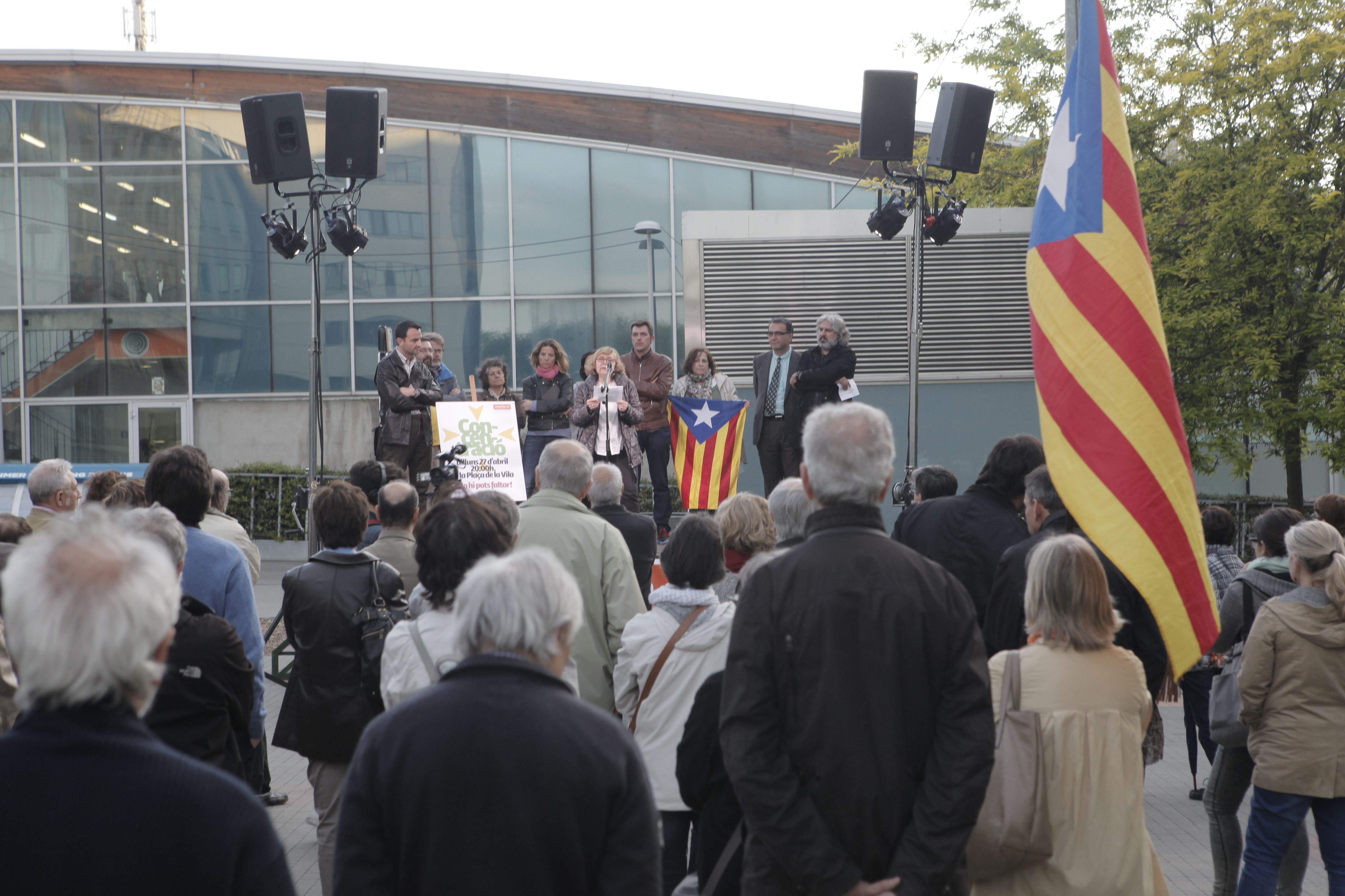 Concentració del passat 27 d'abril. FOTO: Artur Ribera