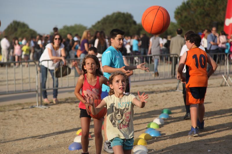 La festa de cloenda dels Jocs Esportius Escolars estrena nova ubicació. FOTO: Lali Puig