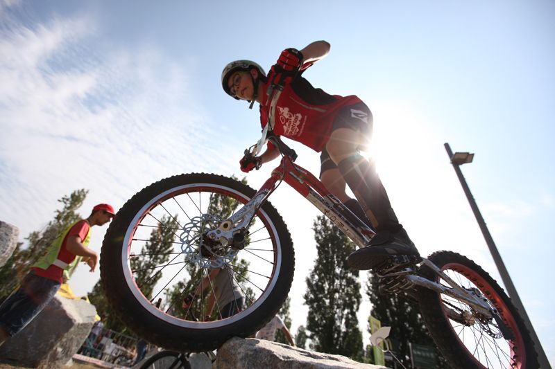 L'Open Vallès de BikeTrial aterra per primera vegada a Sant Cugat. FOTO: Lali Puig