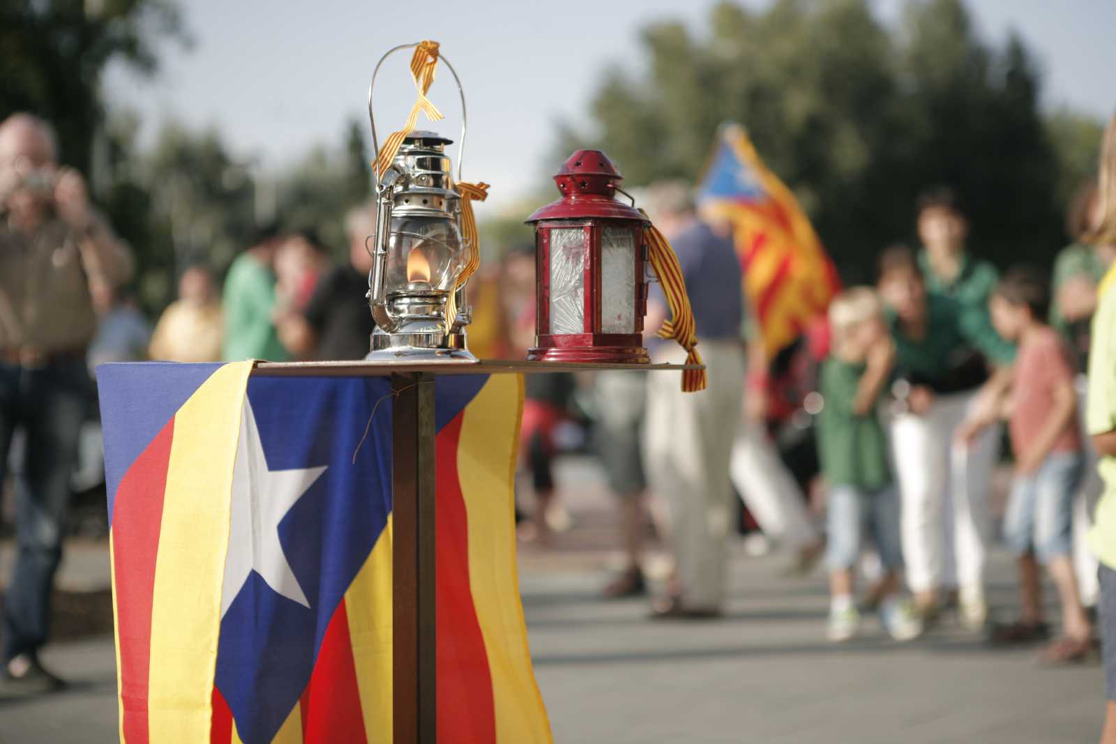 La Flama serà rebuda a les 19 hores pel consistori. FOTO: Artur Ribera