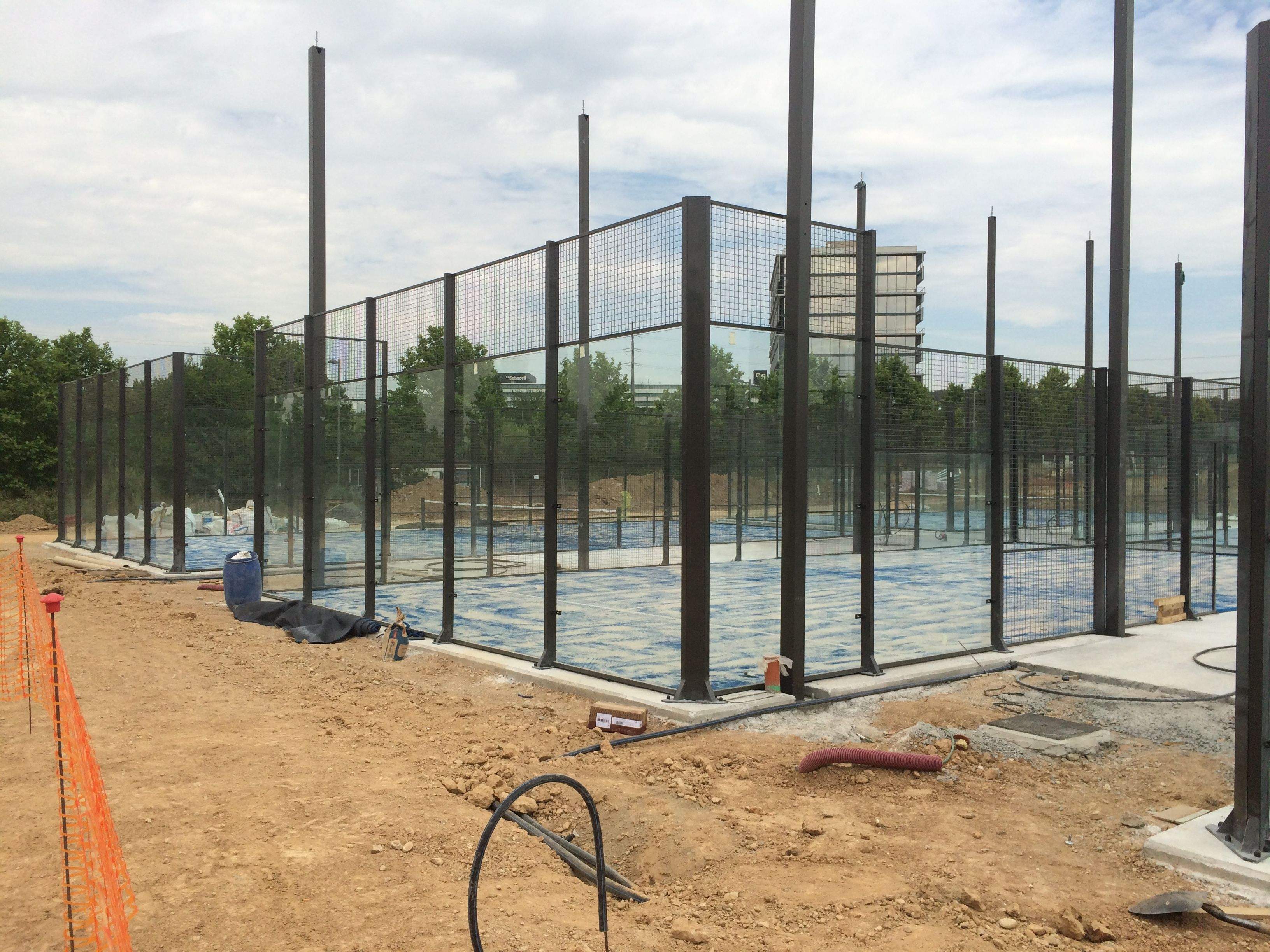 Les 11 pistes de pàdel entraran en funcionament l'1 de juliol. FOTO: À. L. P.