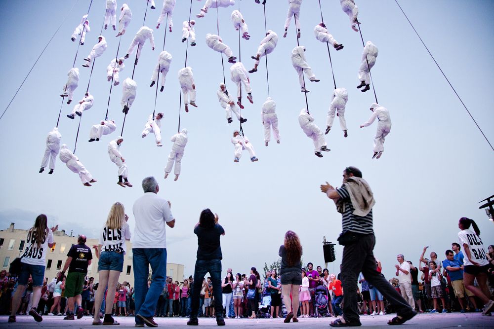 L'espectacle 'Dreams', de la Fura dels Baus, va ser una de les grans propostes de la Festa Major 2014. FOTO: Lali Puig