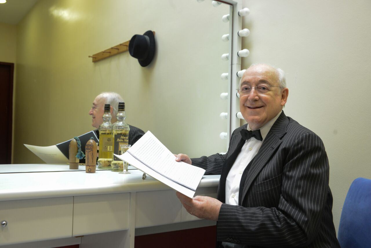 Jaume Pla als camerinos del Teatre-Auditori. FOTO: Localpres