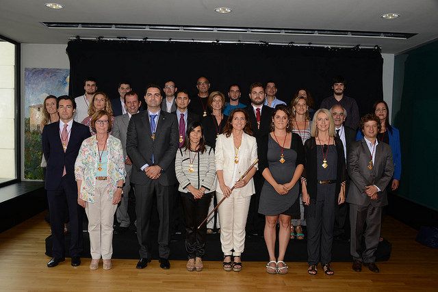 Foto de família dels 25 regidors que de l'Ajuntament de Sant Cugat. FOTO: Localpres