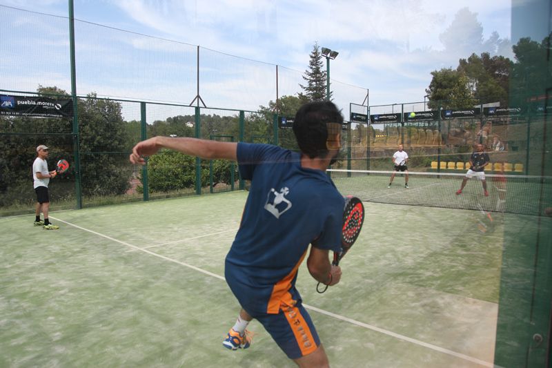 El Torneig de Pàdel Solidari Força Miquel, al Club Esportiu Valldoreix. FOTO: Lali Puig
