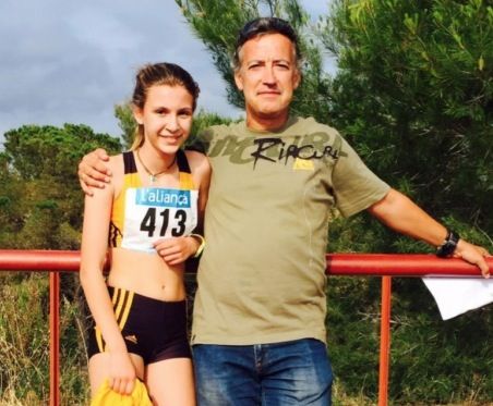 Queralt González, campiona de Catalunya infantil de 1.000 metres llisos. FOTO: CMSC