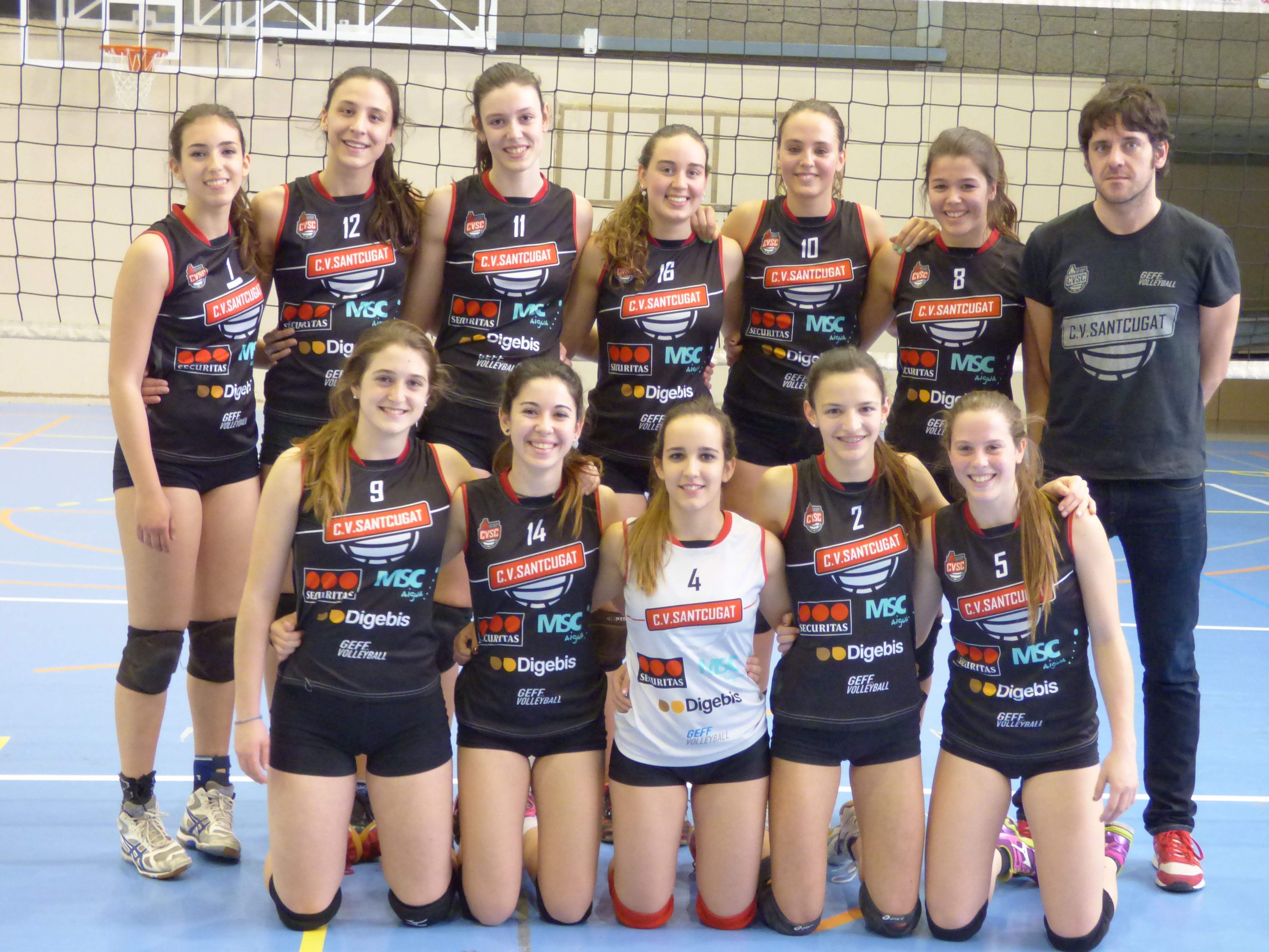 Cadet A del CV Sant Cugat. FOTO: CVSC