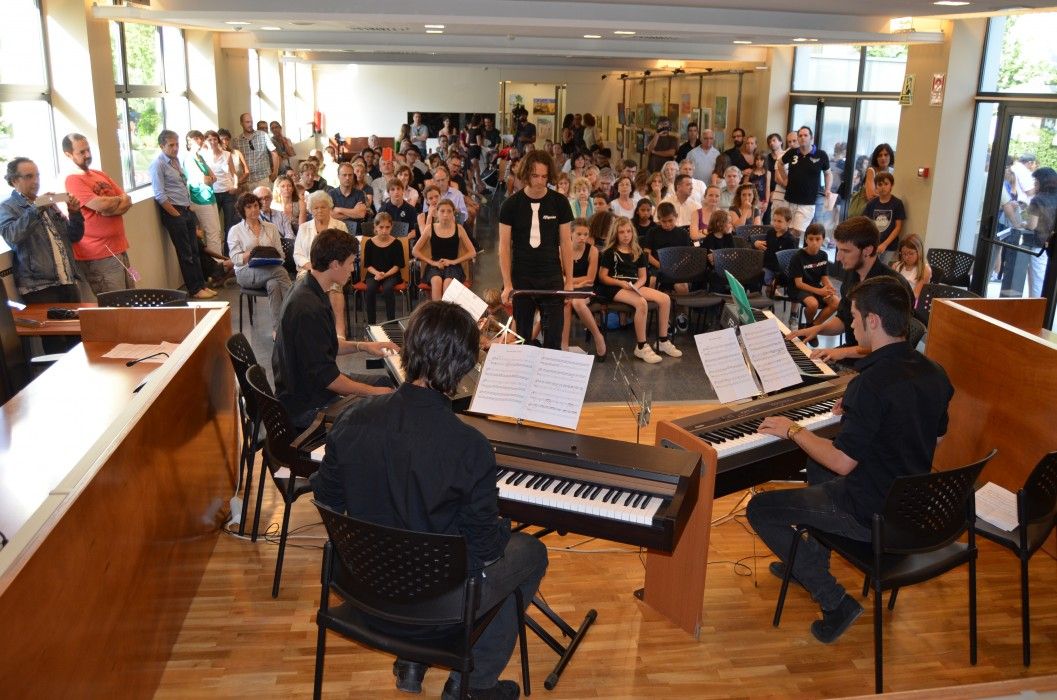 La festa de l'any passat també va comptar amb l'actuació dels Grups Instrumentals de l'EMV. FOTO: Cedida