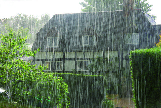 El xàfec és una pluja de grossa intensitat i curta durada