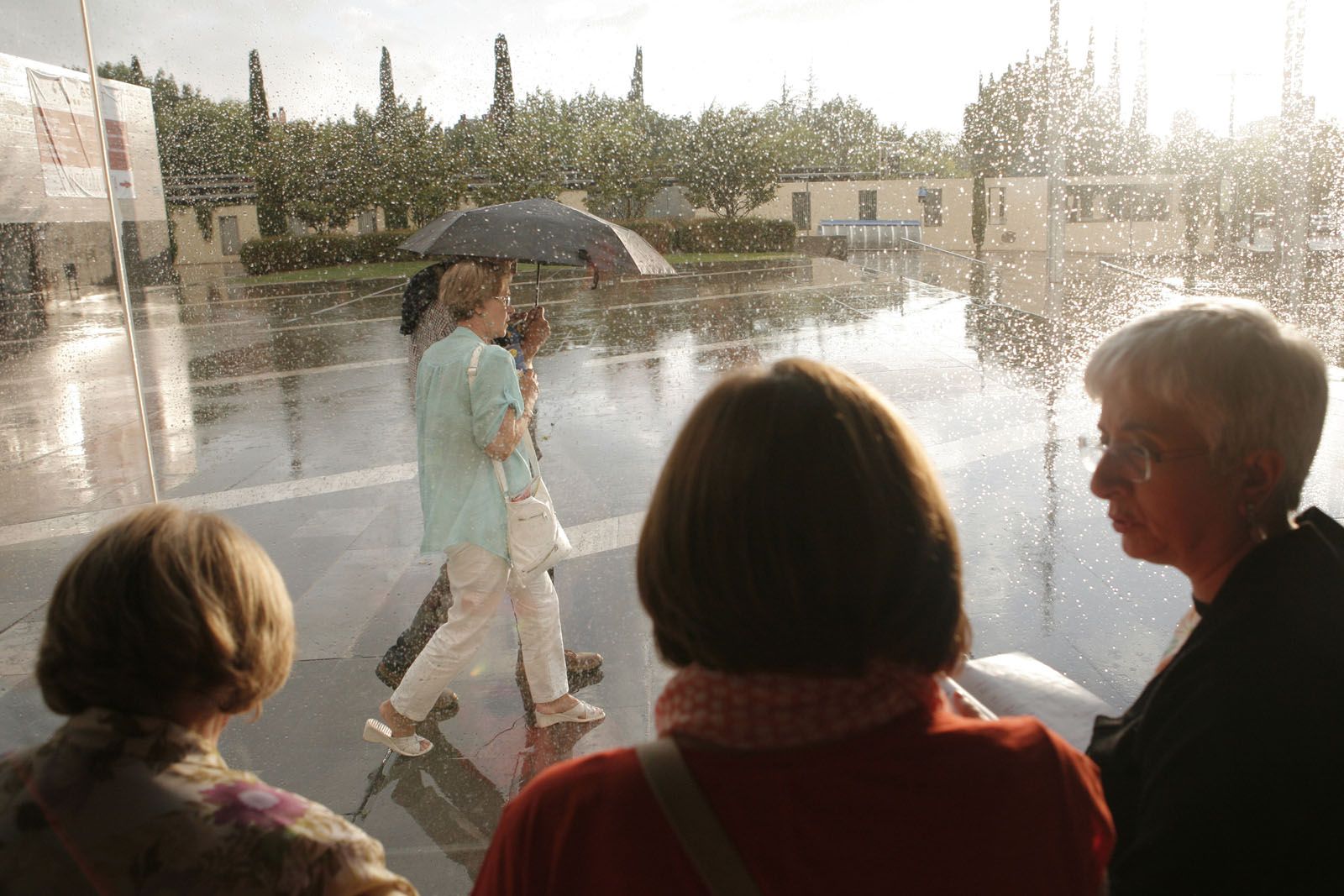 Dimarts a la tarda podria arribar alguna tempesta a Sant Cugat. FOTO: Artur Ribera