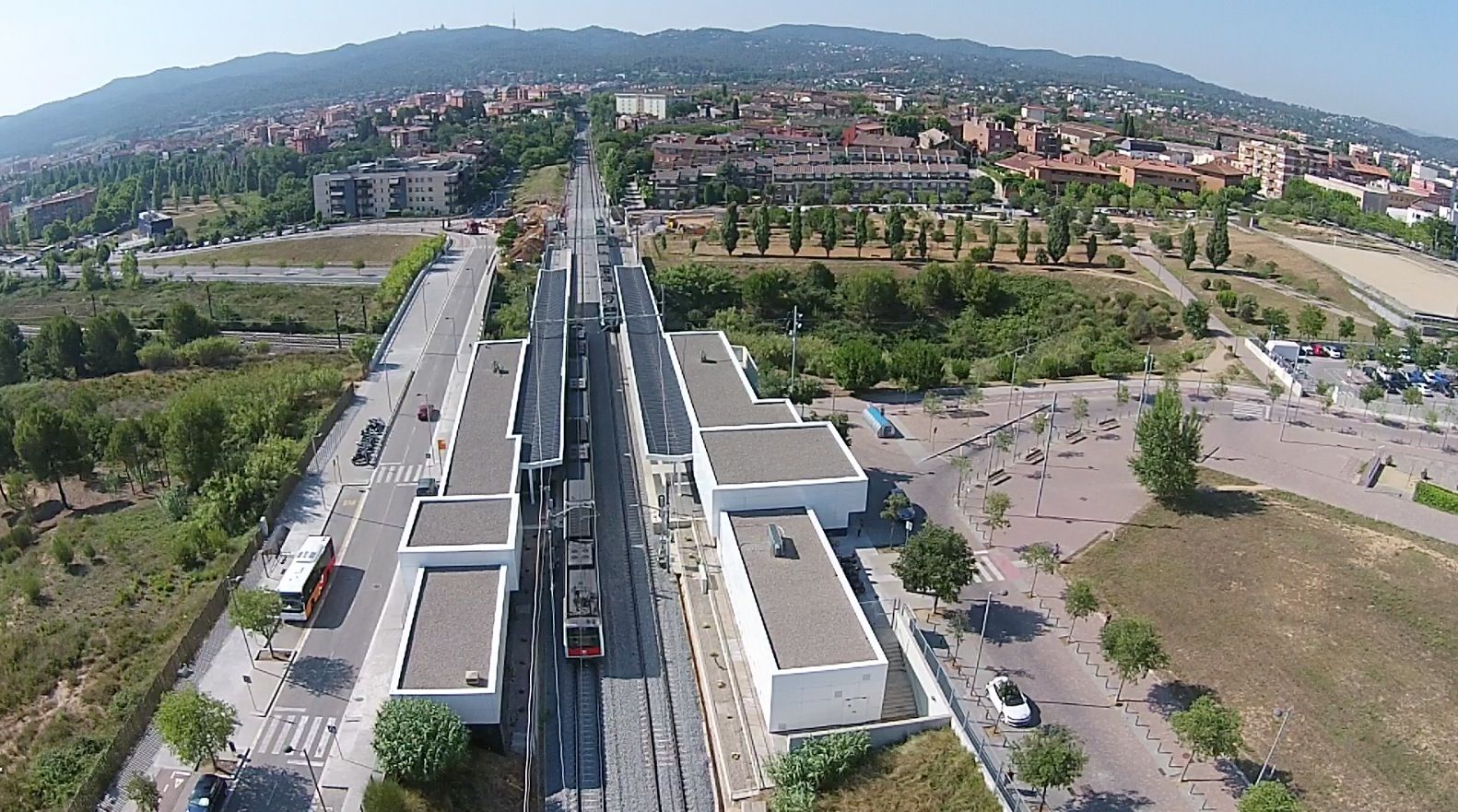 L'estació de Volpelleres des del drone. FOTO: Cedida