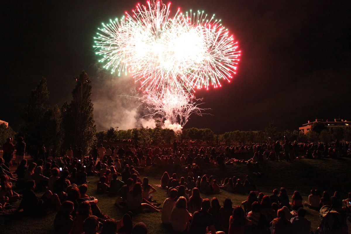 El castell de focs clourà la Festa Major. FOTO: Lali Puig