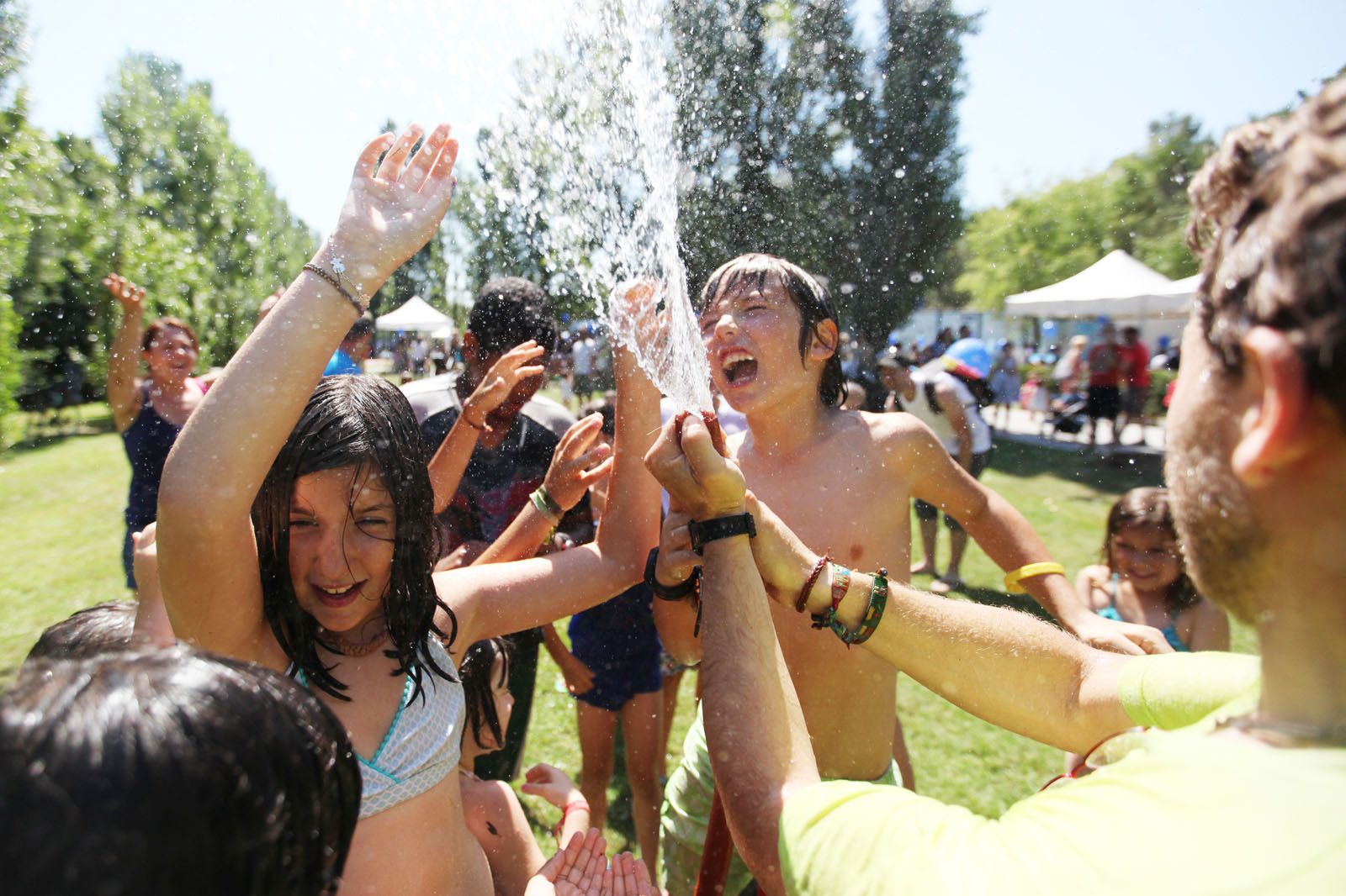 Festa de l'aigua al Parc Central. FOTOS: Lali Puig