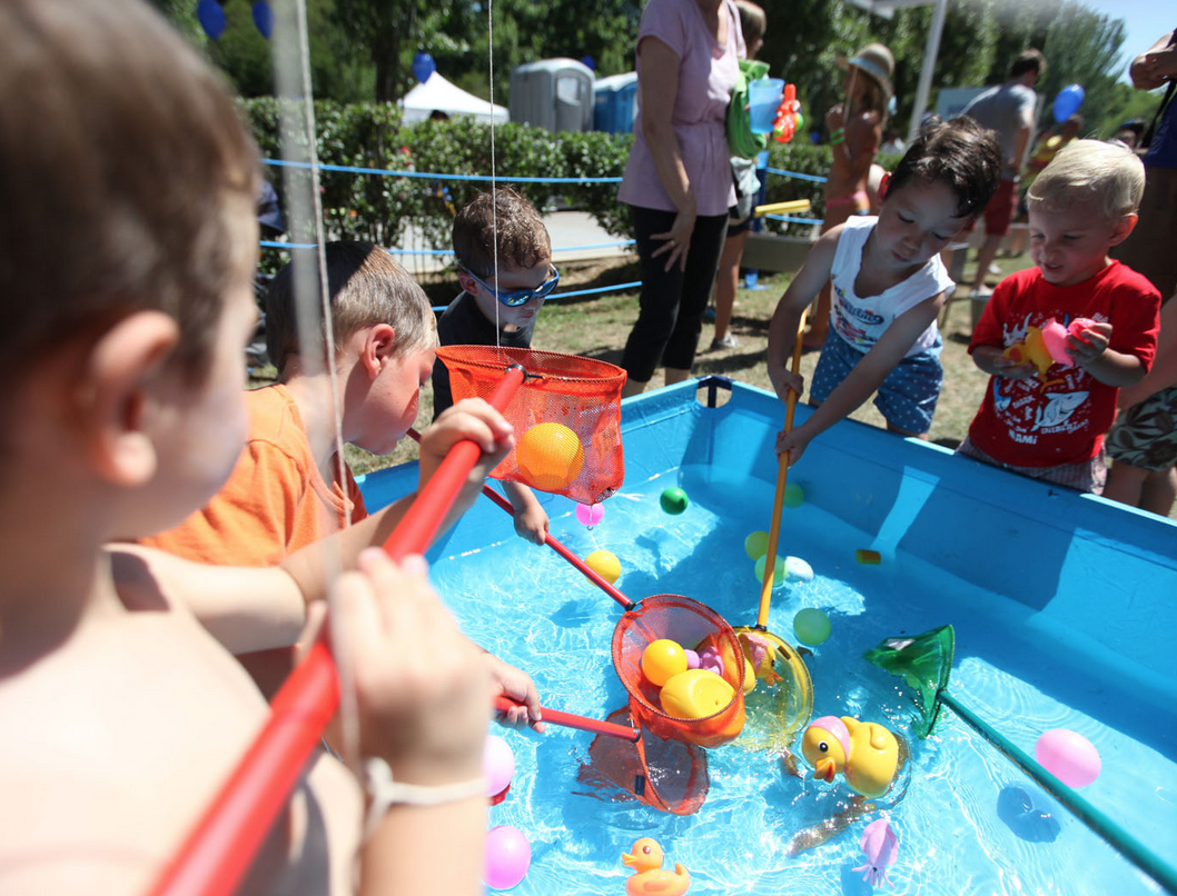 L'últim dia de Festa Major ha començat amb la Festa de l'Aigua. FOTO: Lali Puig