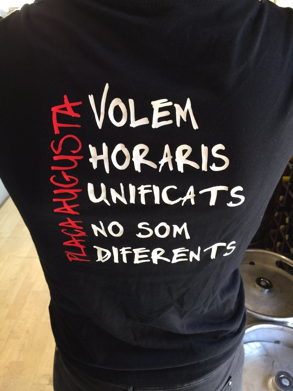 Un dels eslògans de la campanya. FOTO: Cedida