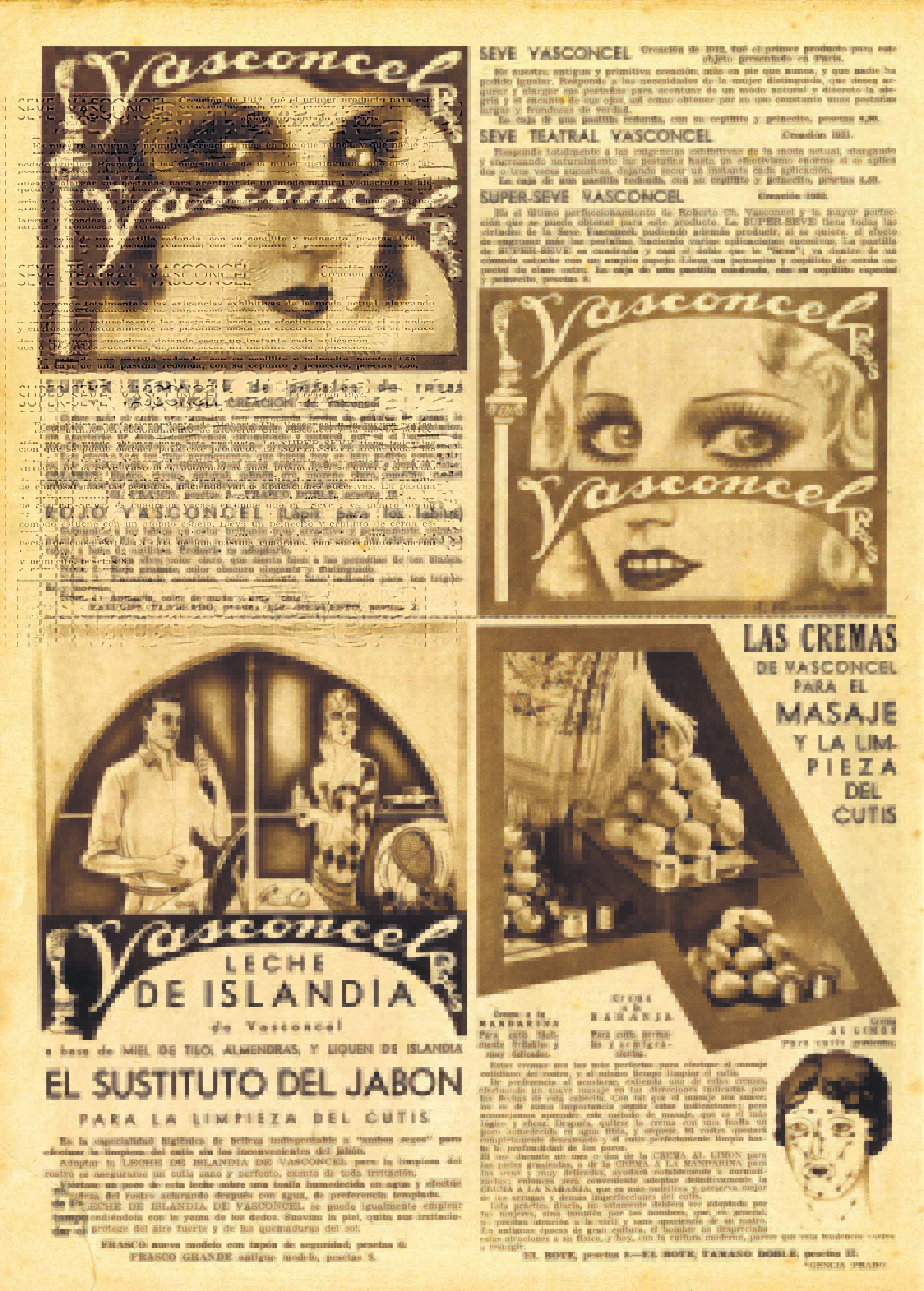 Una pàgina de la revista 'Estampa' de l'any 1933.