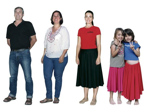 Francesc, Marta, Laia, i Lia i Laia. FOTO: Artur Ribera