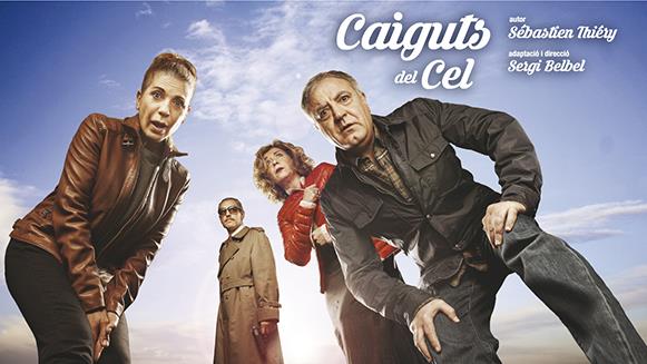 Vilarasau, Barrachina, Bosch i Martínez són els protagonistes de 'Caiguts del cel'. FOTO: Cedida