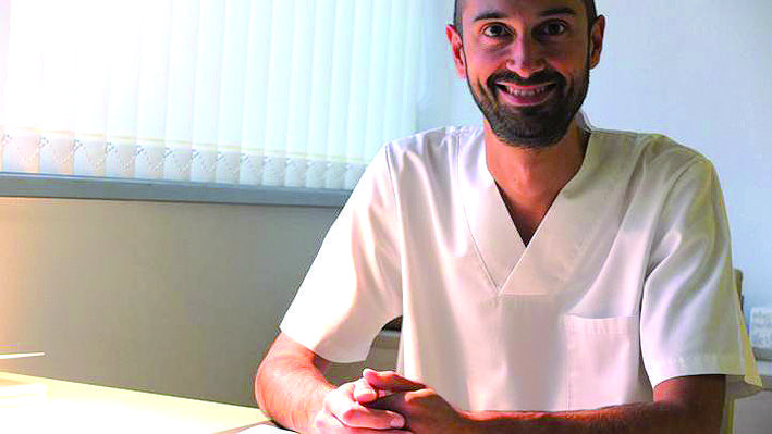 Jordi Cid és l'osteopata del centre. FOTO: Cedida