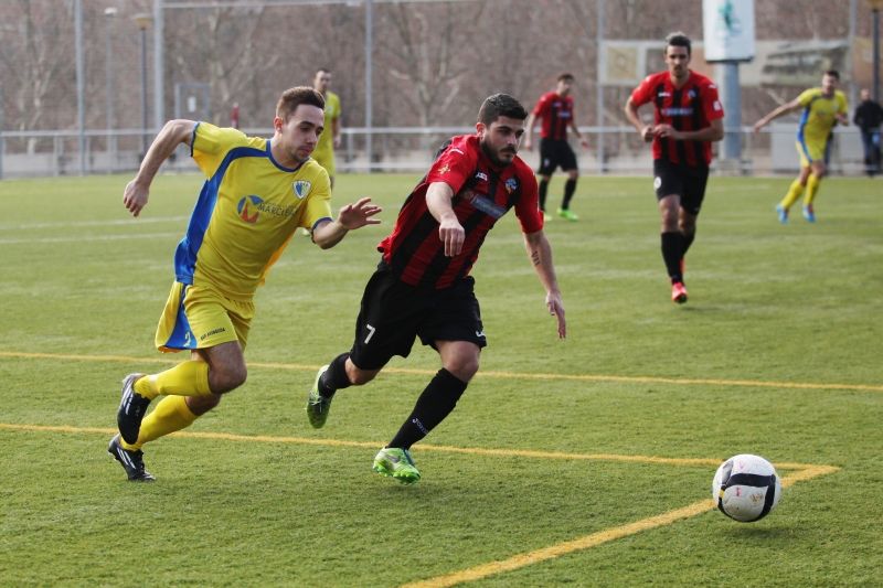 Imatge d'arxiu del partit Sant Cugat Esport FC-AE Moja. FOTO: Lali Puig