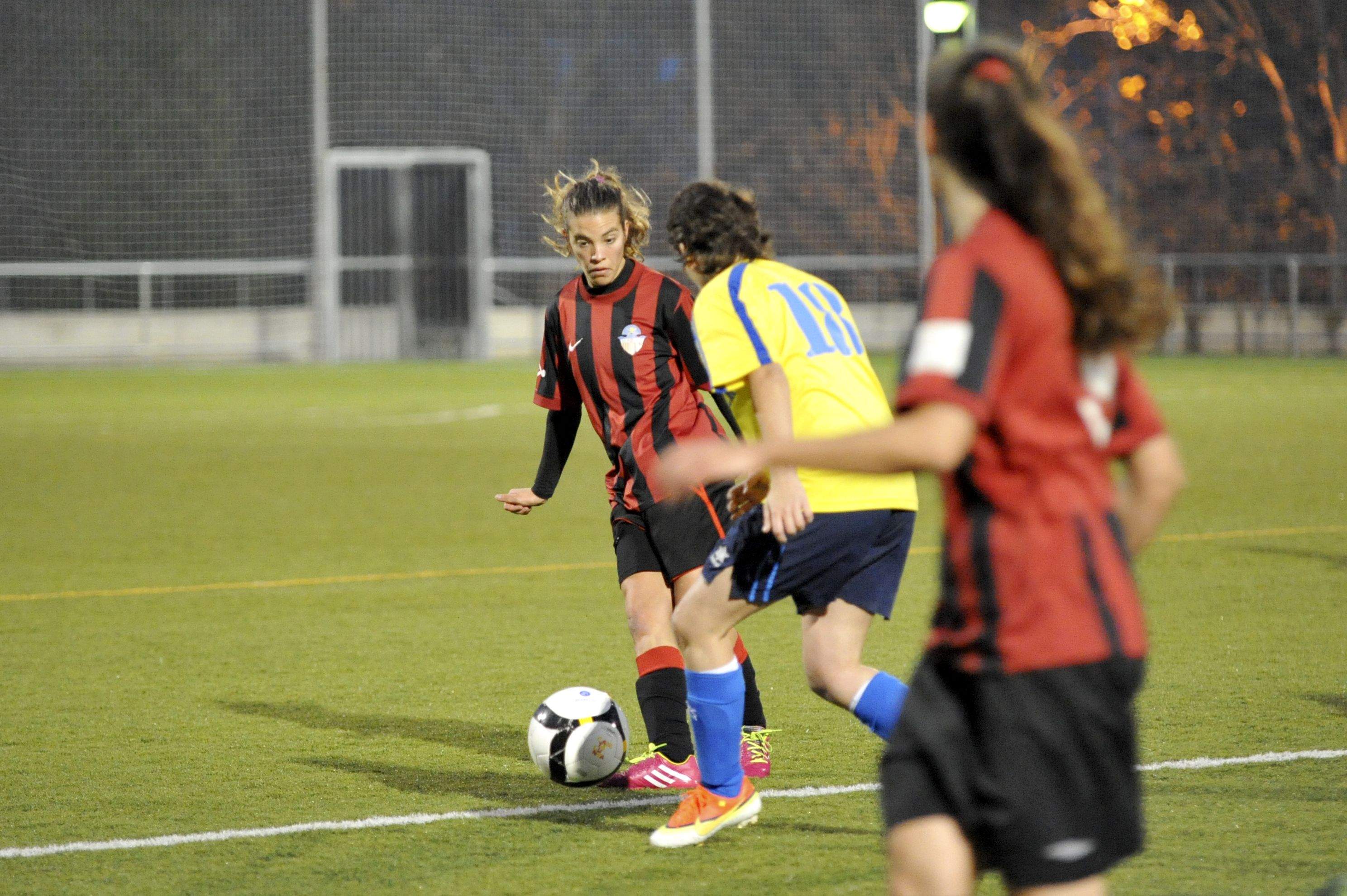 Andrea Vicedo, en un partit de la temporada 2014-2015. FOTO: Amanda Bernal