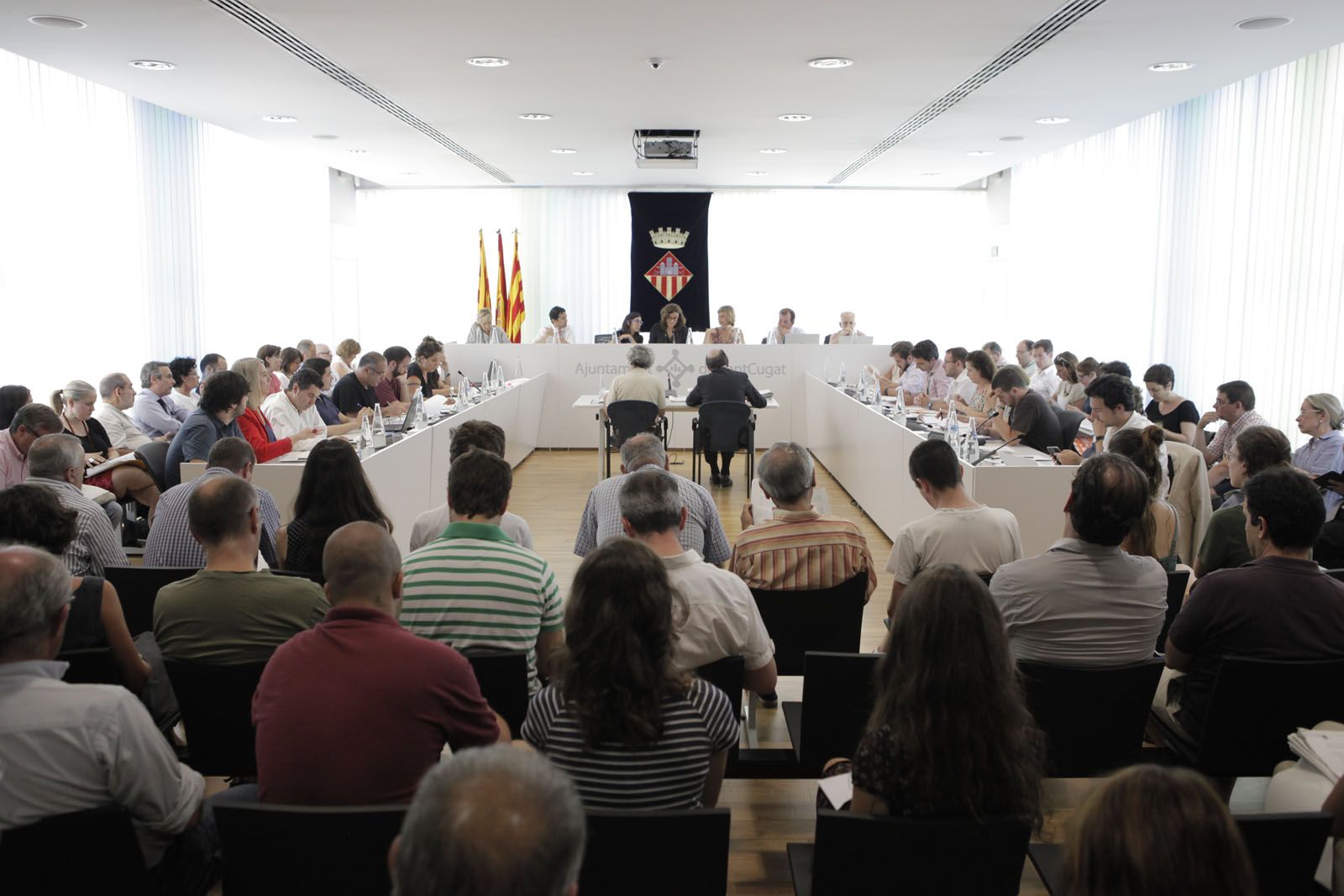 Aquest ple va ser el primer ple ordinari del mandat. FOTO: Artur Ribera