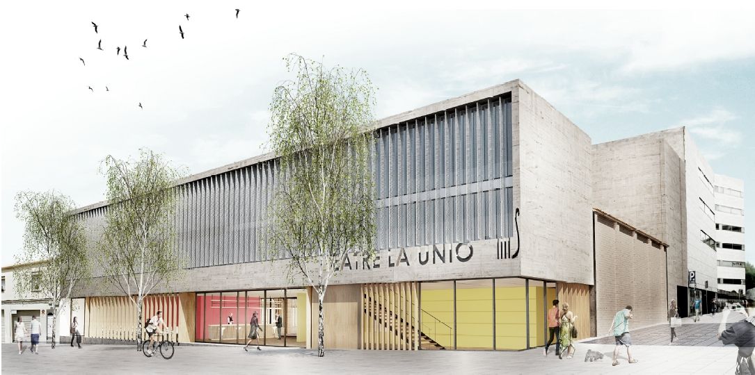 Façana dissenyada per avantprojecte feta per Dilmé Fabré Torras i Associats. FOTO: Cedida