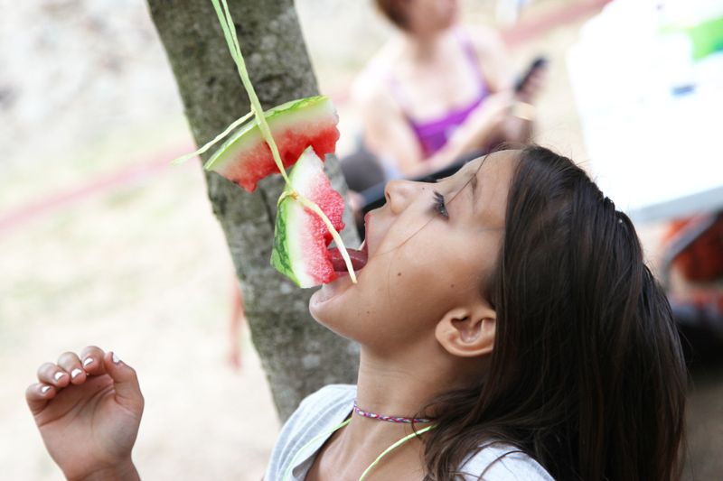 Festa Major de la Floresta: Jocs de Cucanya per a infants de totes les edats al Parc del Centre Social i Sanitari. FOTOS: Lali Puig