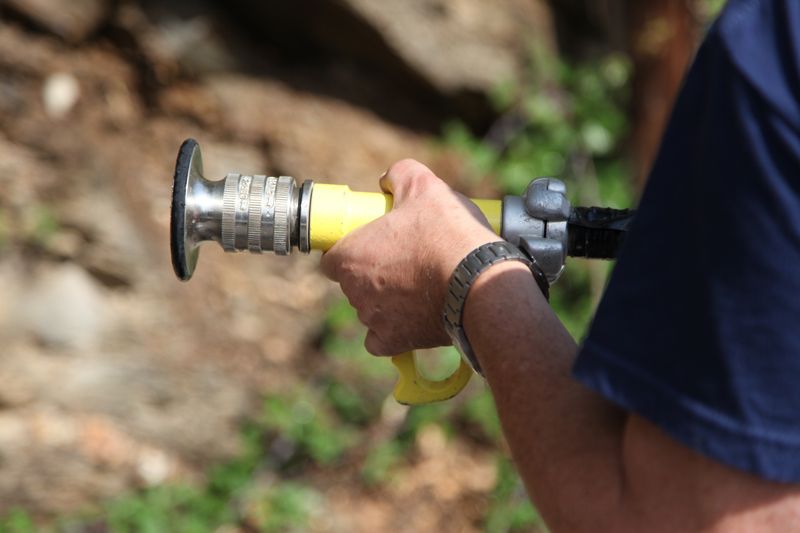 Festa Major Sol i Aire: Pràctiques del Grup d'Autoprotecció. FOTOS: Lali Puig