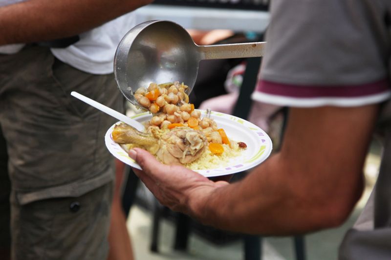 Festa Major de la Floresta: Cuscús popular a les Pistes Poliesportives. FOTO: Lali Puig