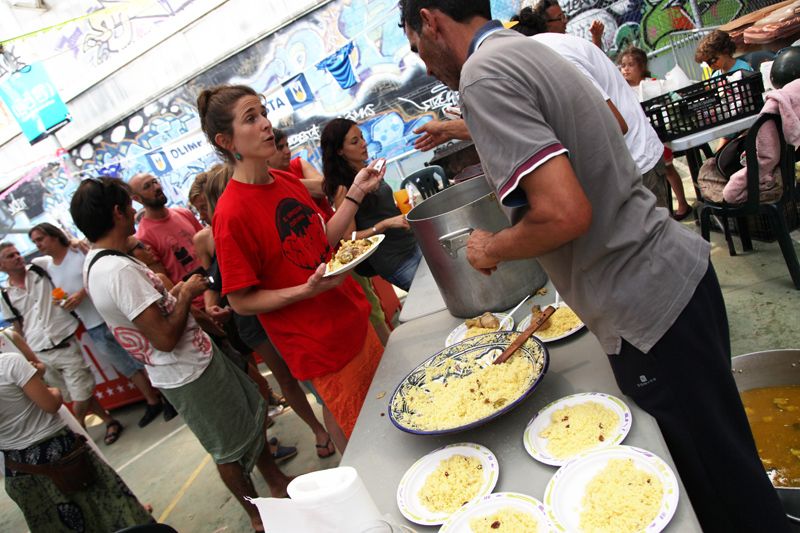 El Cus Cus popular ha estat una de les activitats d'aquest diumenge. FOTO: Lali Puig