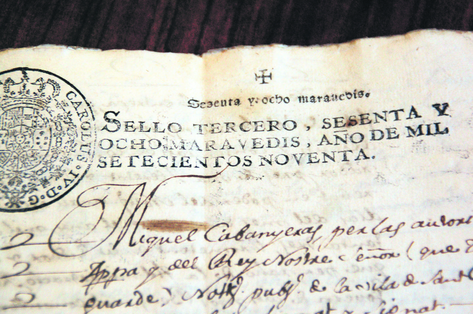 Acta notarial de can Bell (1790)