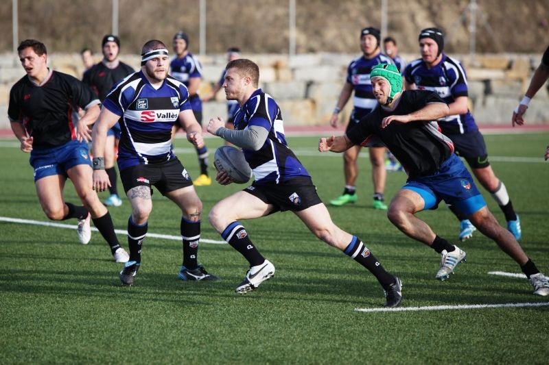 El Club de Rugby Sant Cugat jugarà, per quart any consecutiu, a la Divisió d'Honor B. FOTO: Lali Puig