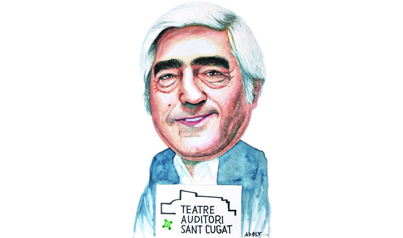 Aymerich caricaturitzat per Adolf