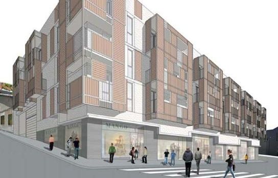 El projecte compta amb 39 habitatges socials per a gent gran, un aparcament i locals comercials 