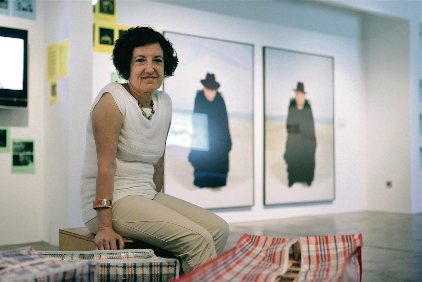 Glòria Picazo, comissària d’’Art en trànsit’. FOTO: Artur Ribera 