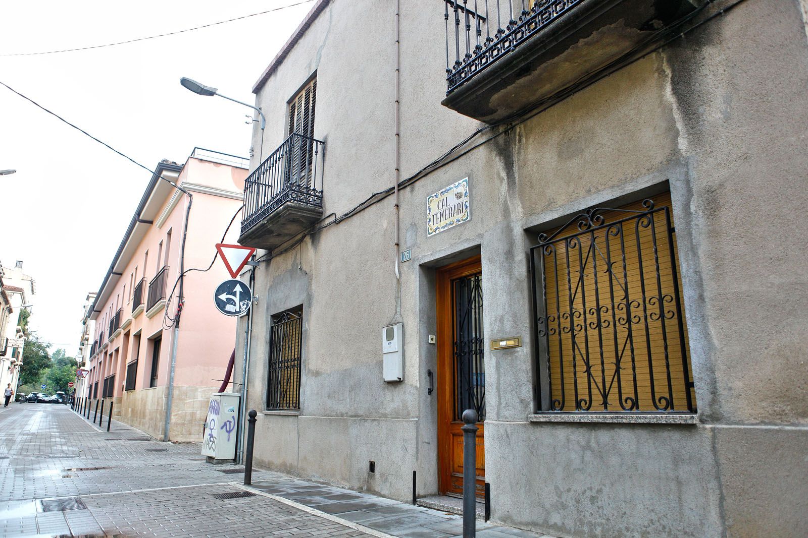 Una imatge de Cal Temerari abans de la rehabilitació. FOTO: Artur Ribera